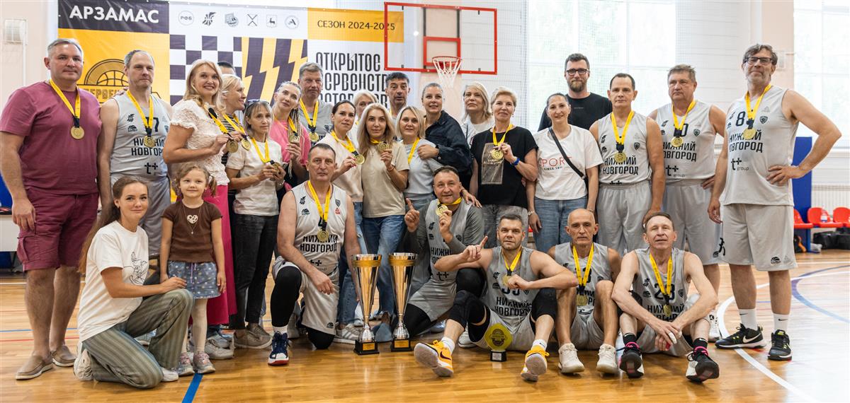 «Нижний Новгород» — чемпион в категориях Мужчины 65+ и Женщины 40+ 